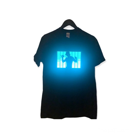DJ Dancing Led Light up T-shirt Its 