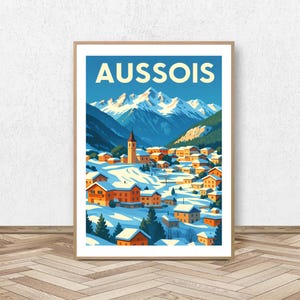 Aussois - Maurienne Poster // Savoie Poster
