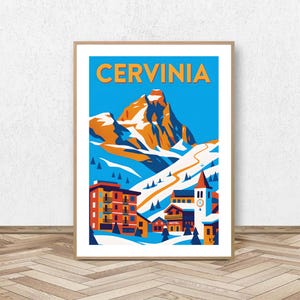 Cervinia Poster - Matterhorn // Italy Poster