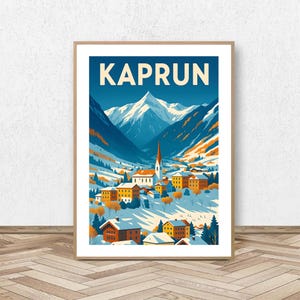 Poster Kaprun - Zell Am See // Poster Austria