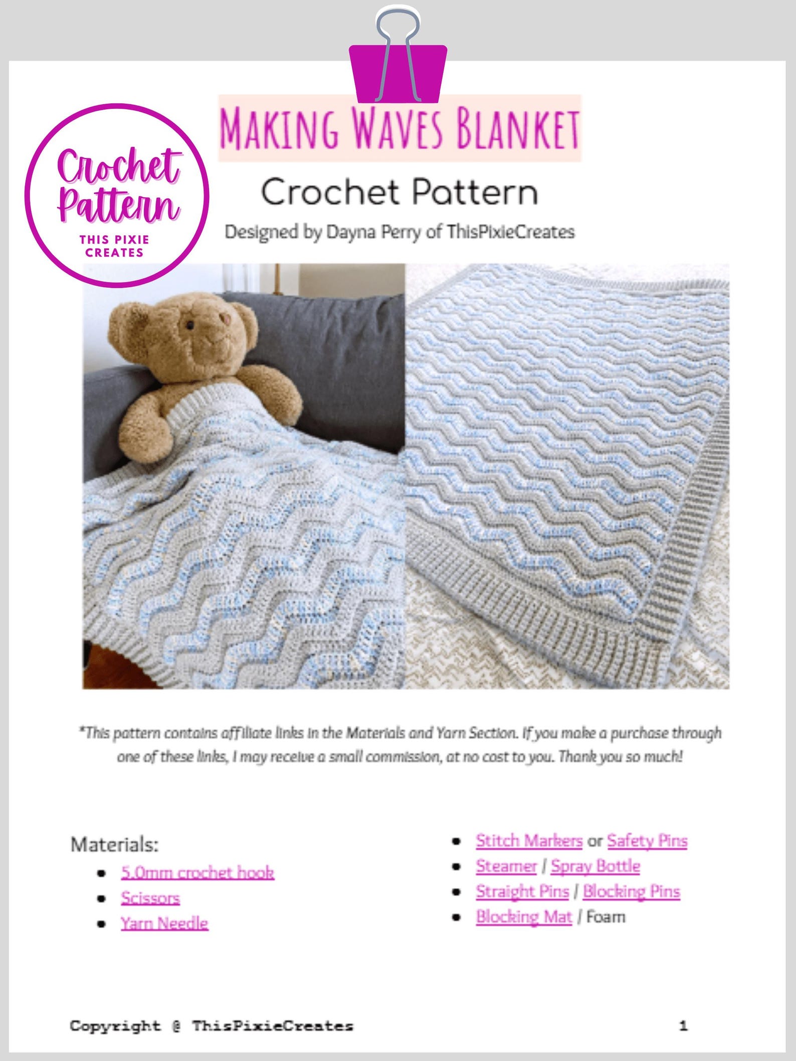 18+ Crochet Wave Blanket CROCHET BLANKET PATTERN - Making Waves Blanket | Crochet Striped Wavy
