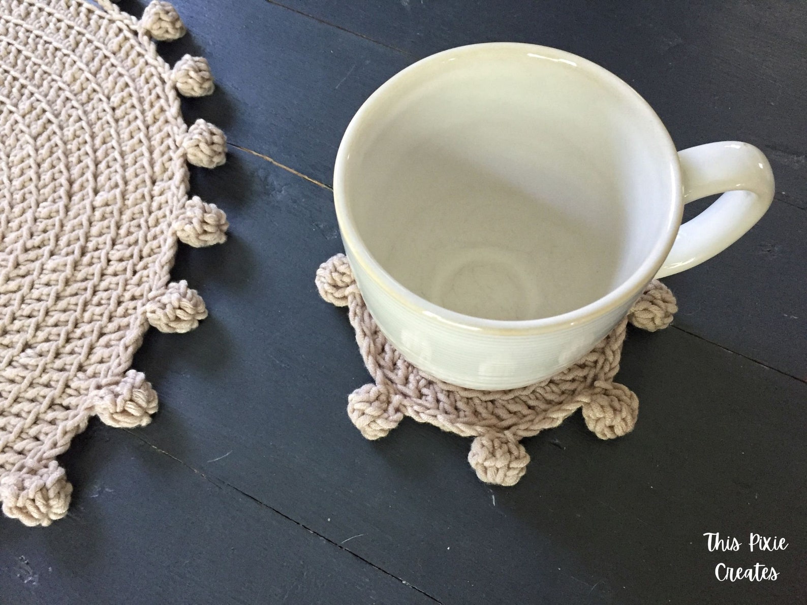 CROCHET PLACEMAT PATTERN Nova Placemat and Coaster Pattern Etsy