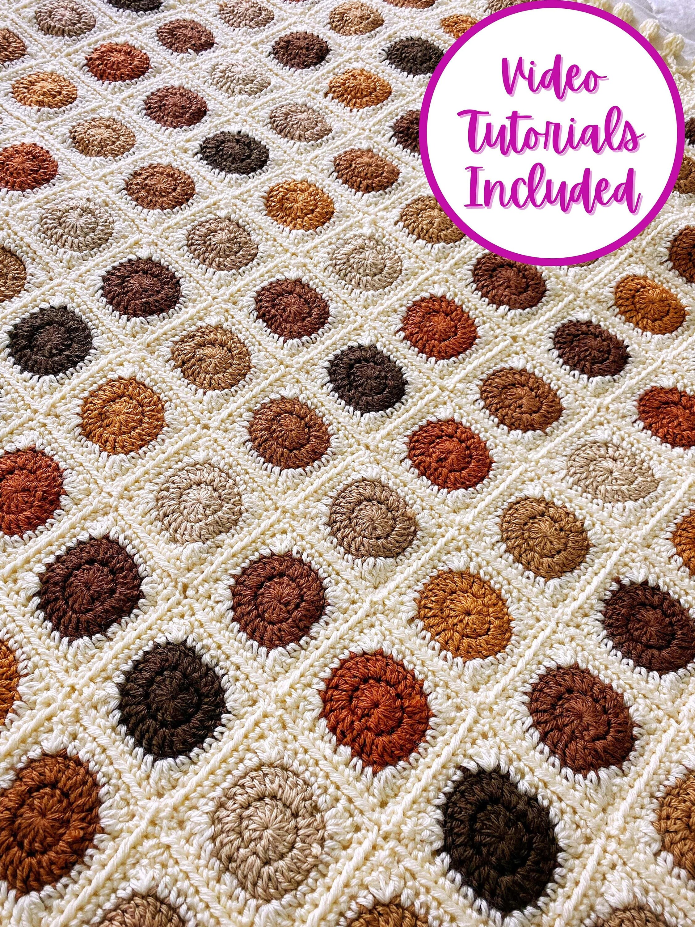 Dottie Cat25 Example.pdf CROCHET PATTERN PDF - Polka Dottie Blanket | Join as You Go Small ...