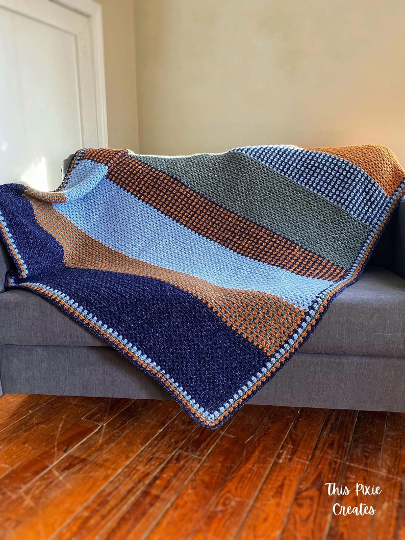 CROCHET PATTERN PDF Fall in Love Blanket Half Double - Etsy Canada