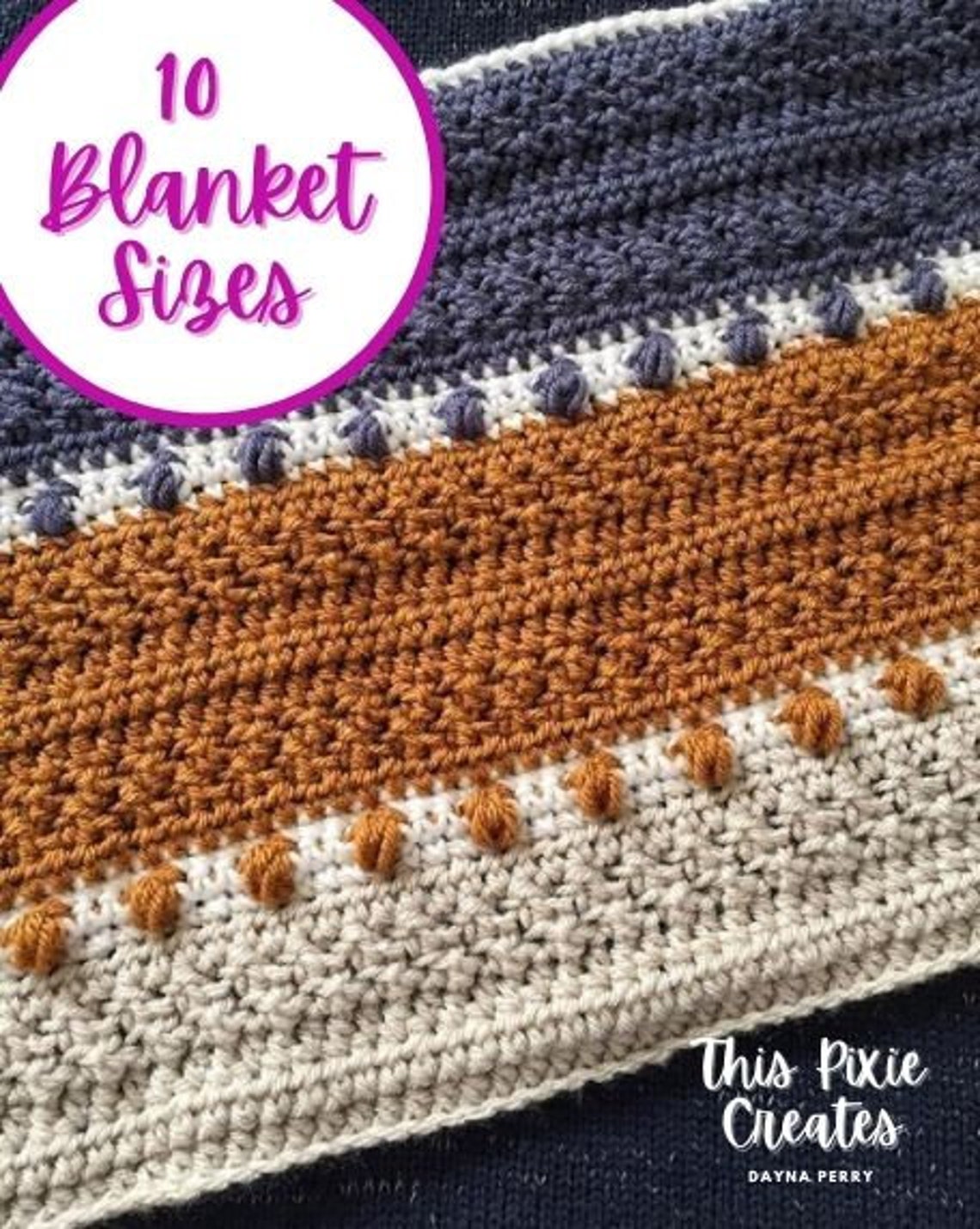 CROCHET BLANKET PATTERN for the Love of Texture Afghan Etsy