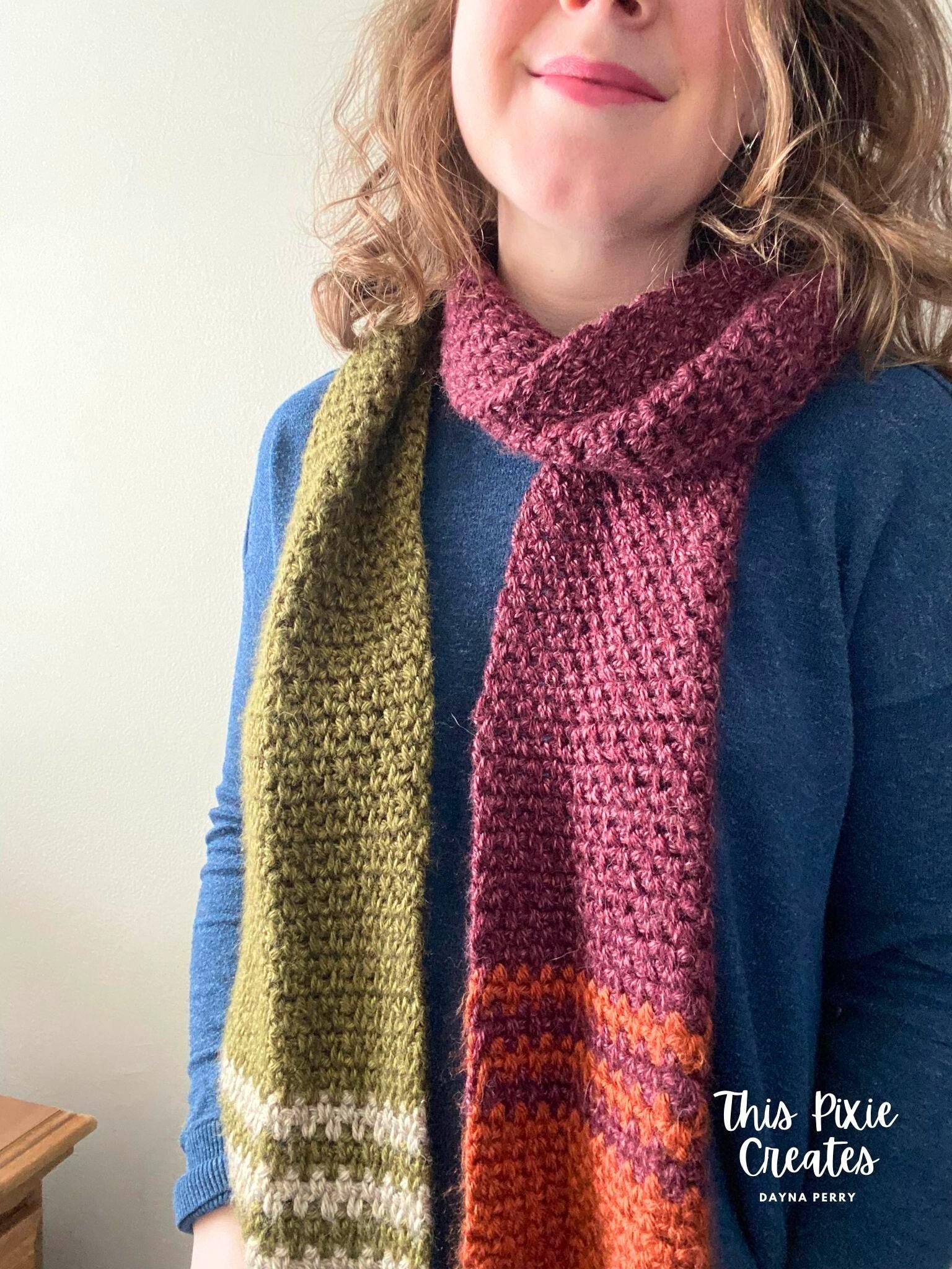 19+ Crochet Scarf Patterns For Beginners CROCHET SCARF PATTERN - Beginner Friendly Moss Stitch Striped Scarf