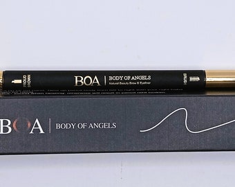 NEU! BIO Eye Brow Liner mit Aktivkohle! Bio Augenbrauenbalsam, Natürliches Makeup, Veganes Makeup von Body of Angels