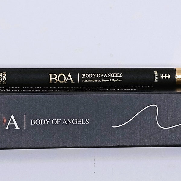 NEW! ORGANIC Eye Brow Liner w/ Activated Charcoal! Organic Eyebrow Balm, Natural Makeup, Vegan Makeup by Body of Angels