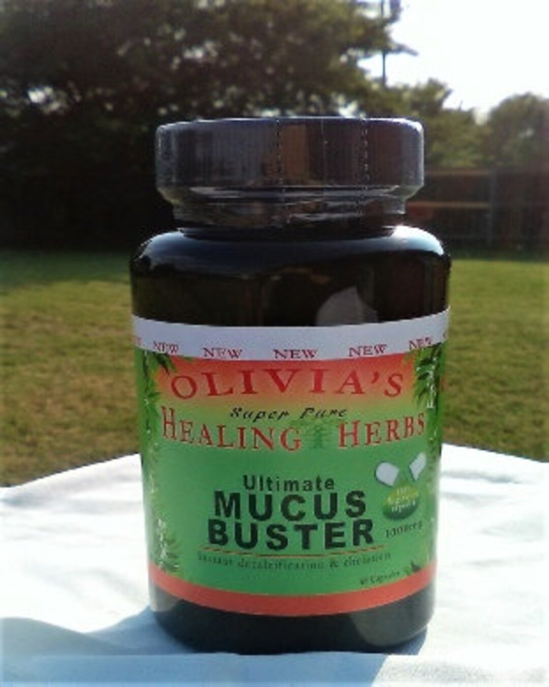MUCUS BUSTER 60ct Dr Sebi Chelation 1 Chelation 2 Lymphalin Ingredients