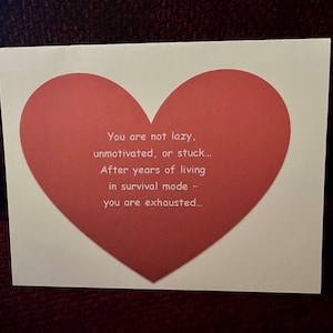Carte d'empathie Mode Survie - Paquet de 4