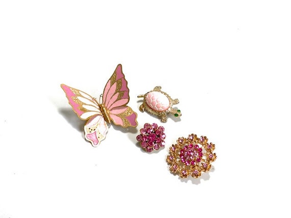 1960's Vintage Brooch Set - image 3