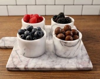 Marble serving platter
