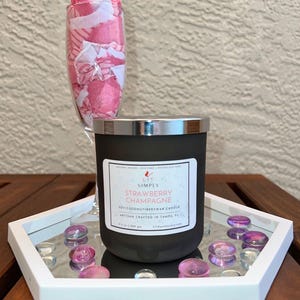 Strawberry Champagne Candle - LIT Simply Luxury Candle