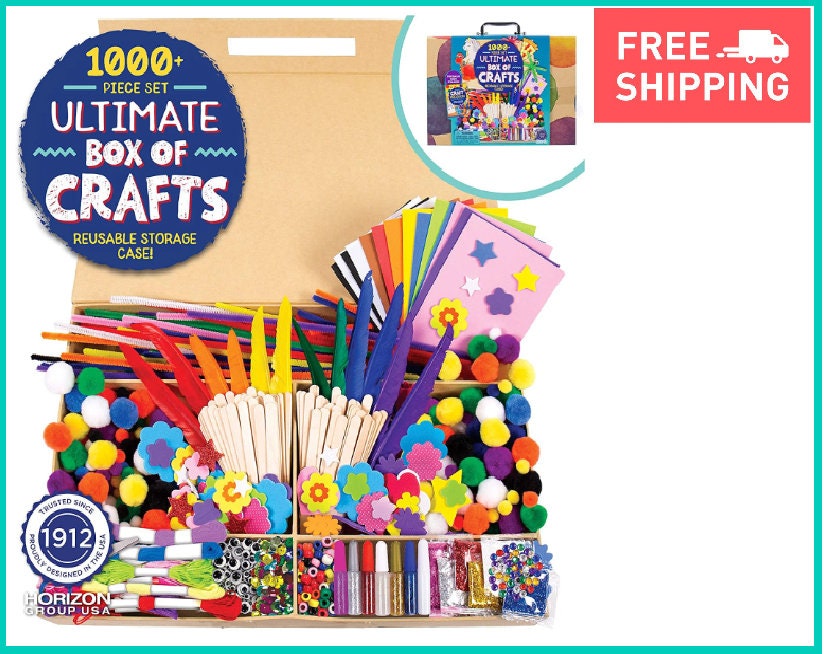 Ultimate Craft Box Art And Craft Activities 1000 Piece Set Etsy
