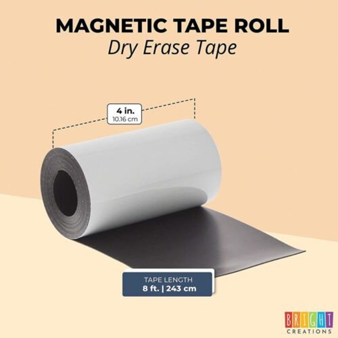 Dry Erase Tape Roll 4inch Wide 8 Ft Business Etsy