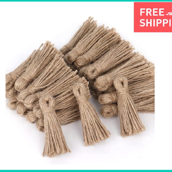 Jute Tassels Etsy