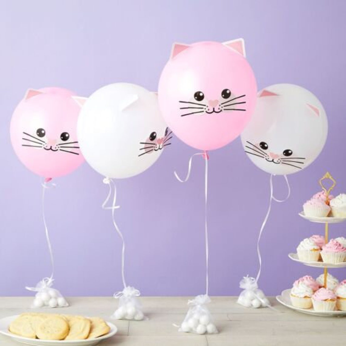 36 Pack Balloons for Cat Birthday Party Supplies Decorations Etsy