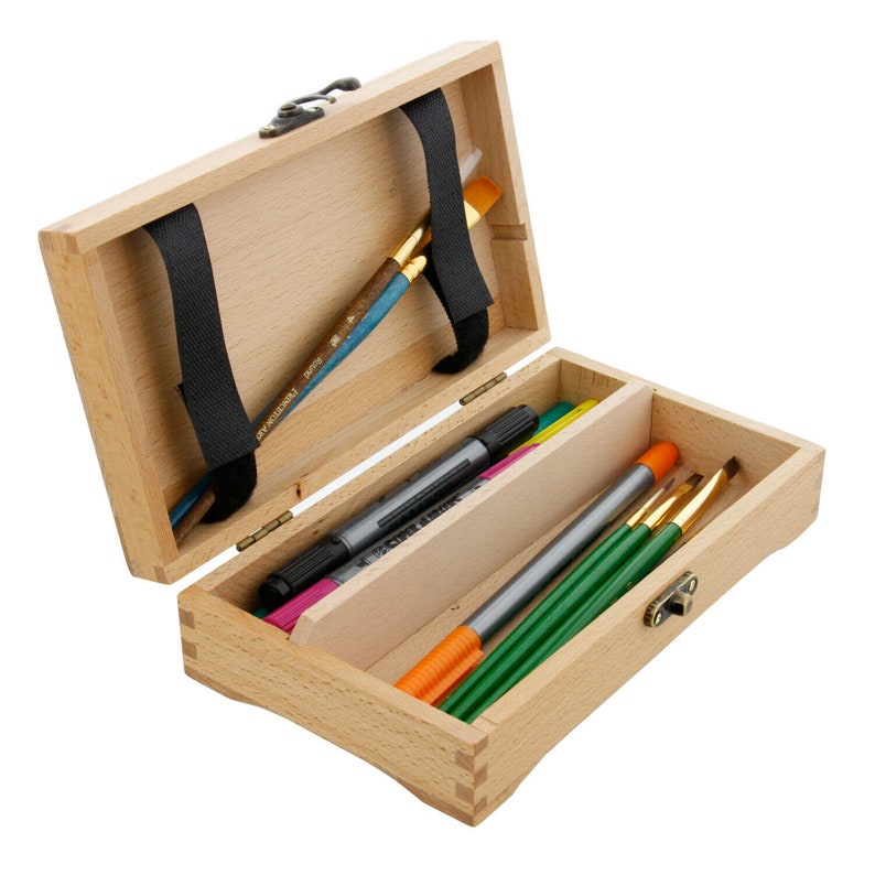 US Art Supply Small Artist Tool and Brush Storage Box With Etsy