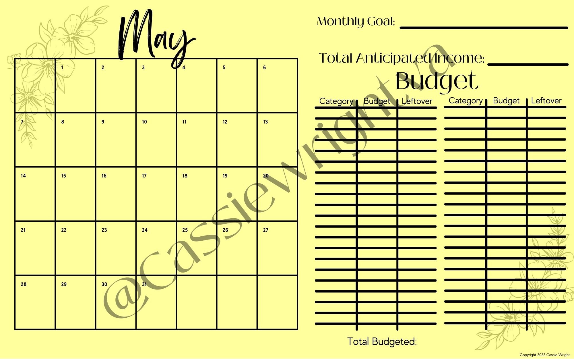 Monthly Budget Template Goodnotes Digital Planning Etsy Monthly Budget Template Goodnotes Digital Planning Etsy