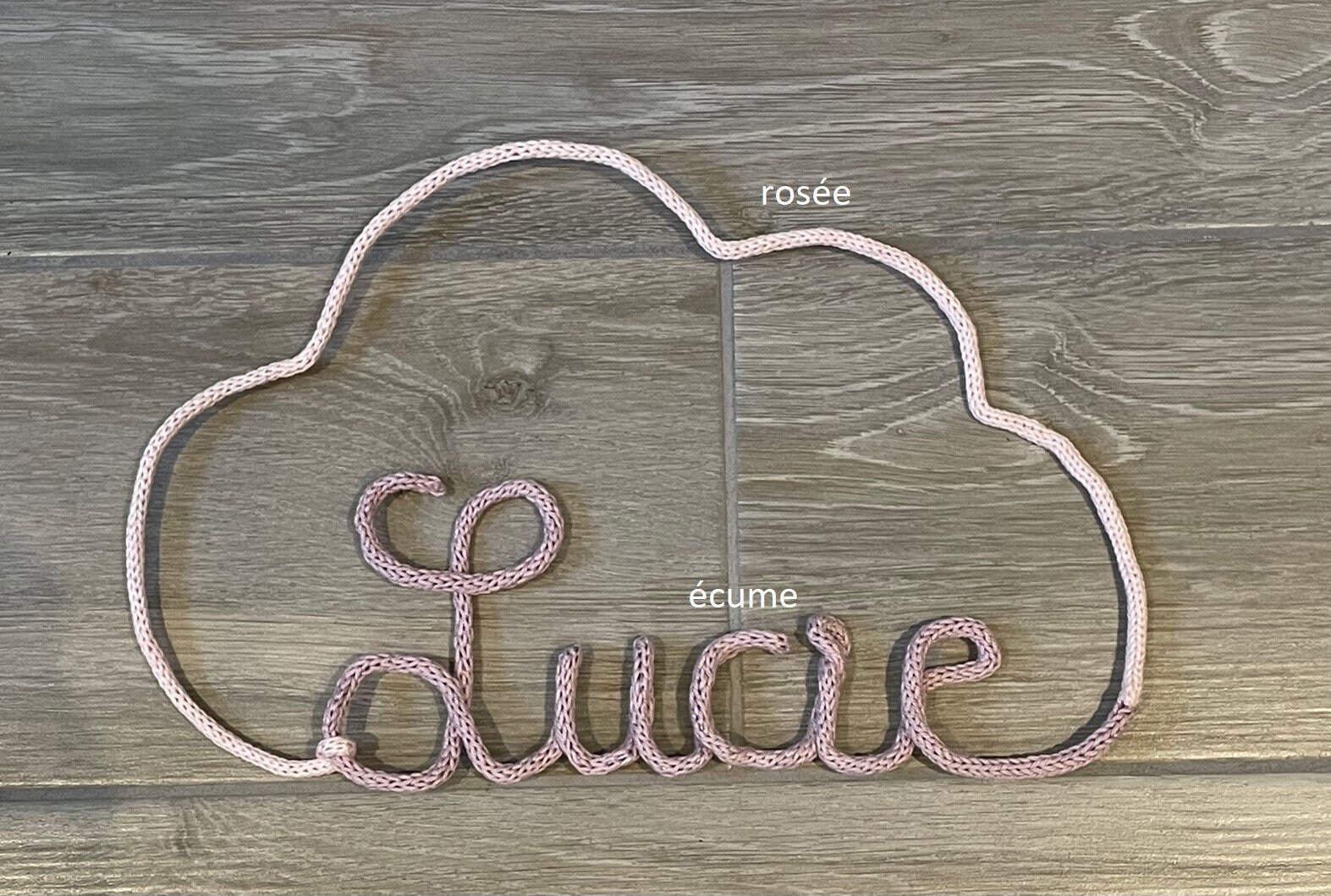 Prénom Tricotin Personnalisé Nuage