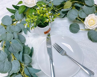 Handmade Artificial Realistic Eucalyptus Garland For Weddings & Special Occasions
