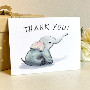 Baby Elephant Baby Shower Thank You Cards and Envelopes Baby Elephant Thank You Cards All Occasion Thank You Cards