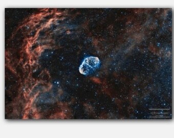 Crescent Nebula by ARTstronomy *CANVAS*