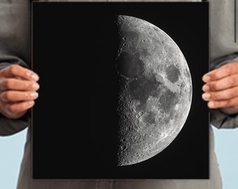 1st Quarter Moon by ARTstronomy *GLASS*