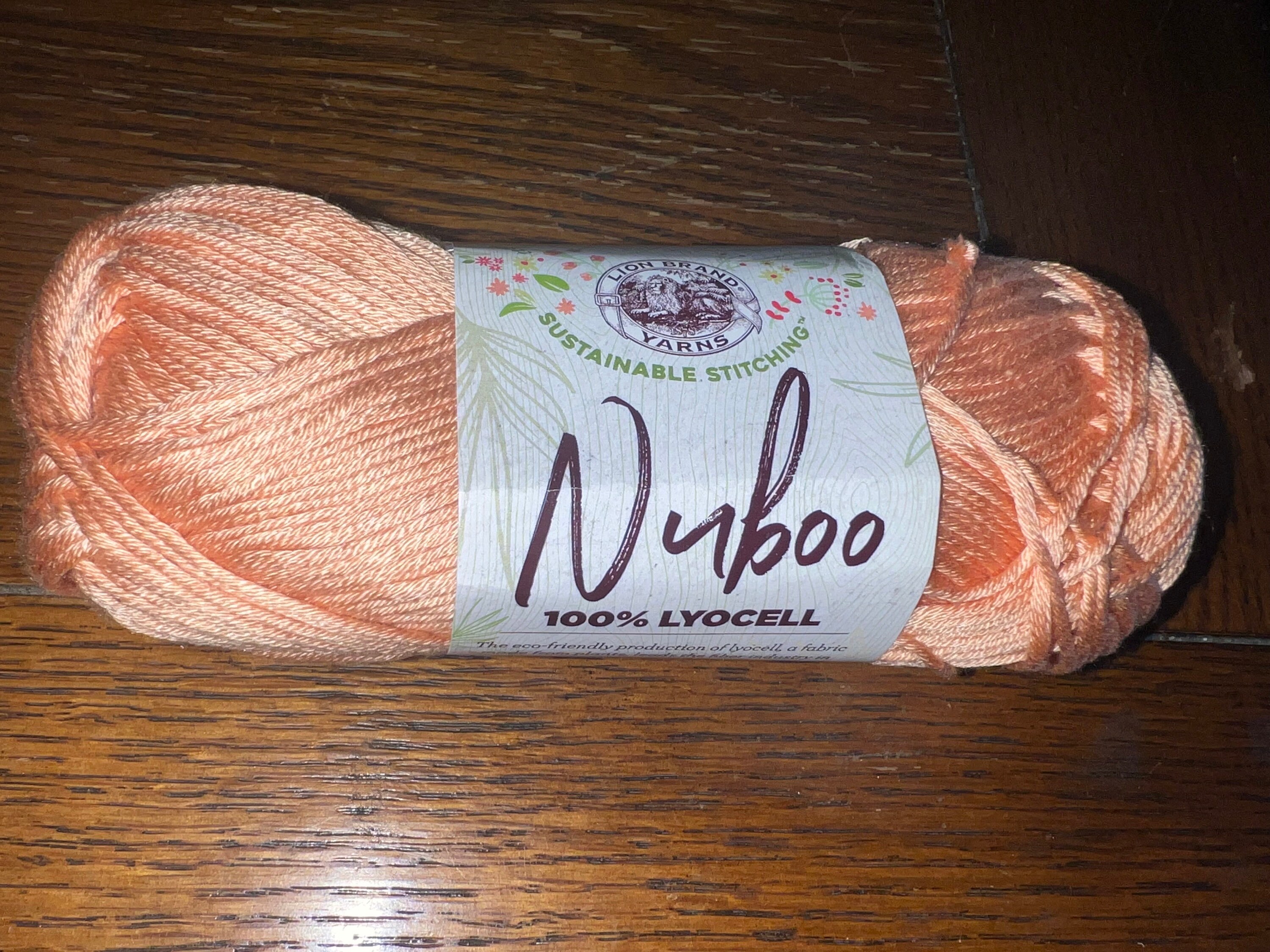 Lion Brand Coboo Yarn-Taupe