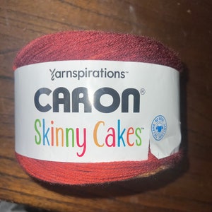 DESTASHING Special!! Caron Skinny Cakes Yarn in TARTE TARTIN