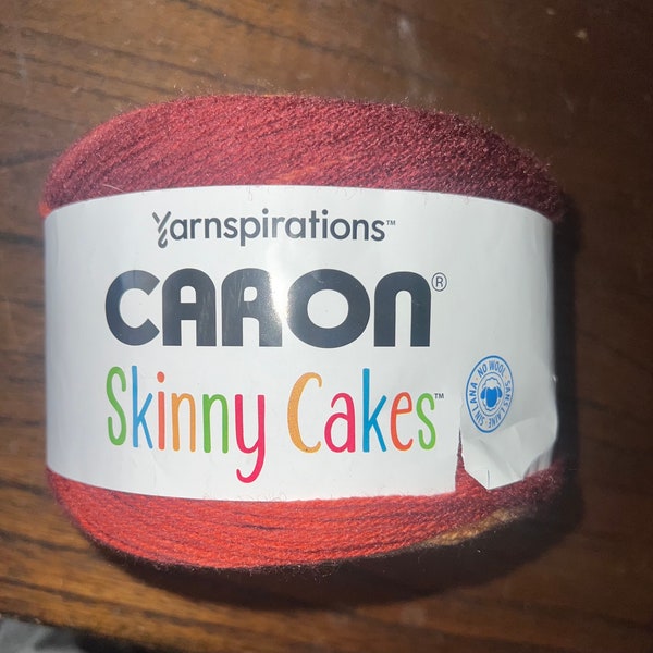 DESTASHING Special!! Caron Skinny Cakes Yarn in TARTE TARTIN