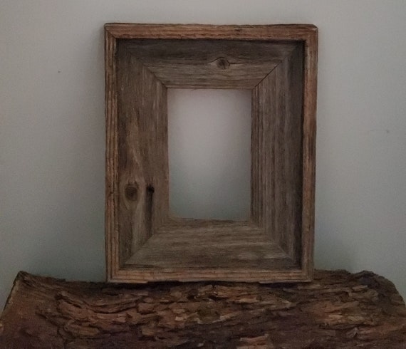 Rustic Distressed Natural Wood Wall Hanging Picture Photo Frame Collage - 5  Openings 4x6 Picture Frame - Farmhouse Gift Idea for Halloween, Thanks