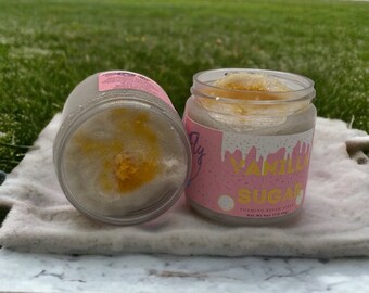 Foaming Sugar Scrub| Sugar Scrub|Vanilla|Vanilla Sugar