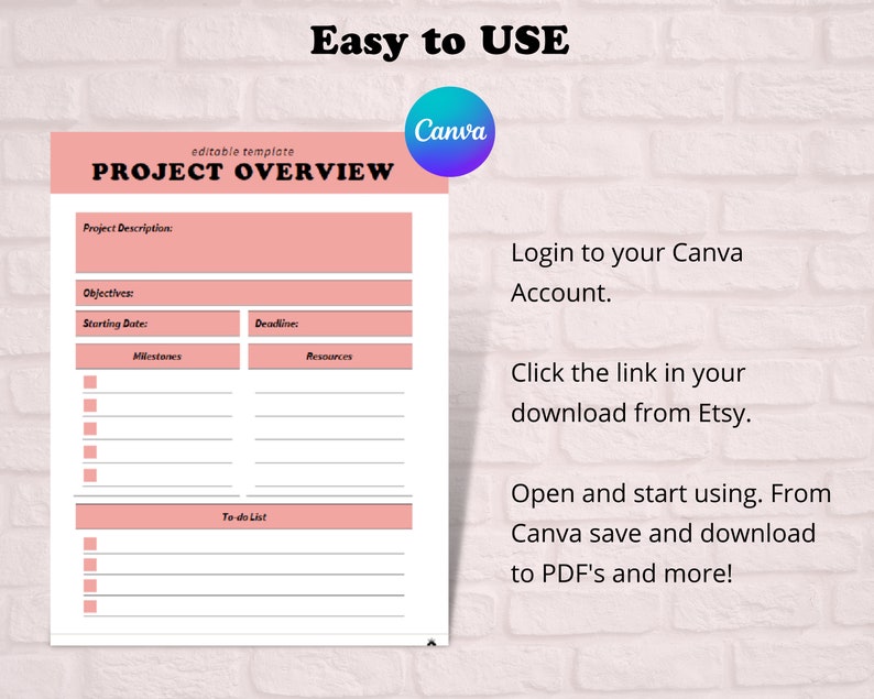 1-page-project-overview-template-printable-project-planner-canva