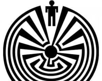 Man In Maze SVG
