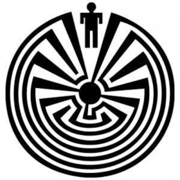 Man In Maze SVG