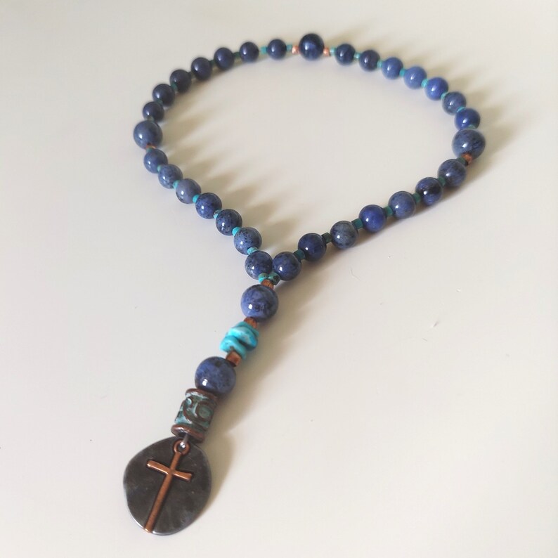 Natural Stone Bead Anglican Prayer Beads / Anglican Rosary / Etsy