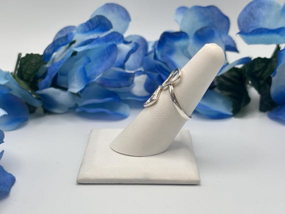 Adjustable Double Heart Ring. Sterling Silver - image 5