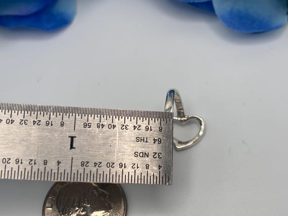 Adjustable Double Heart Ring. Sterling Silver - image 9