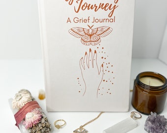 Grief Journal; Guided Journal, Healing Journal, Sympathy Gift; Grief Workbook, In Loving Memory