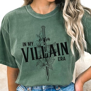 Villain Era Comfort Colors Tee, Villain Era Crewneck, Haunting Adeline, Dark Romance Sweatshirt, Morally Grey Sweatshirt, Vintage Book Tee