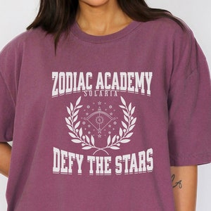 Zodiac Academy Solaria Comfort Colors Shirt, Zodiac Academy Merch, Vega Twins Shirt, Zodiac Signs,Celestial Heirs Shirt, Ruthless, Horoscope