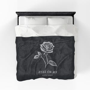 Dark Romance Throw Blanket, Home Reading Aesthetic, Enemies to lovers, Home Book Nook Decor, Cozy Reading Decor, Dark Romance Decoration 60" × 80"