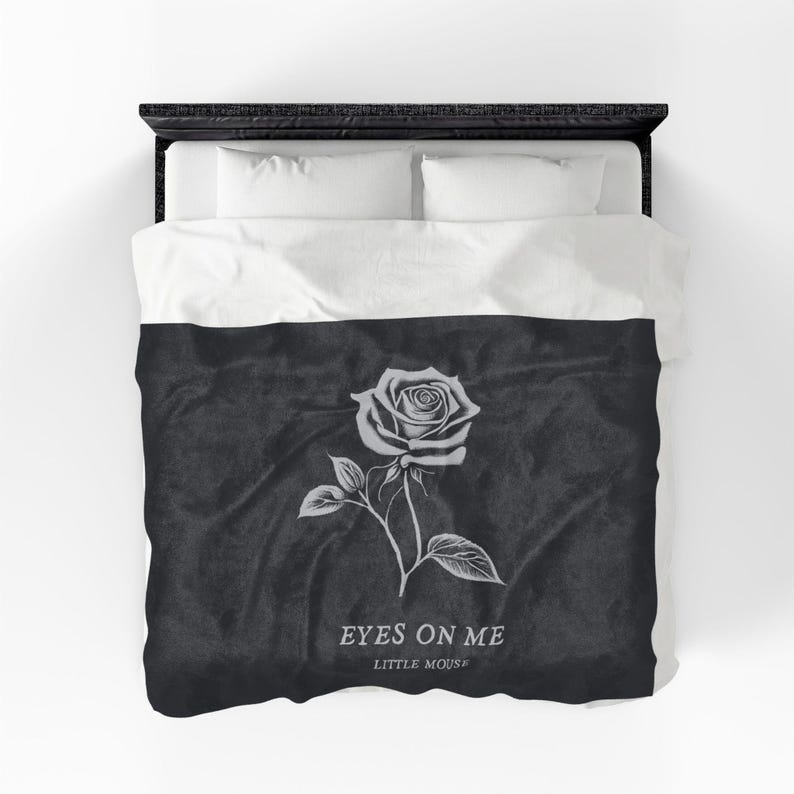 Dark Romance Throw Blanket, Home Reading Aesthetic, Enemies to lovers, Home Book Nook Decor, Cozy Reading Decor, Dark Romance Decoration 60" × 80"