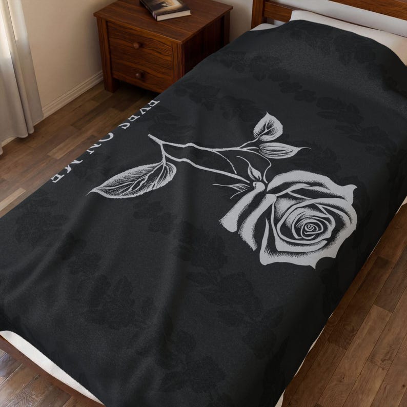 Dark Romance Throw Blanket, Home Reading Aesthetic, Enemies to lovers, Home Book Nook Decor, Cozy Reading Decor, Dark Romance Decoration image 9