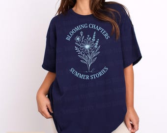 Summer Shirting Book Lover Summer Tee, Bookish Funny Oversized Beach Shirt, Bookish Vacation Shirt, Girl Romance Book, One more chapter