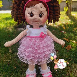 Amigurumi Doll, Handmade doll, Knitted Doll Gift for babygirl, Organic Toys for girl, Crochet big doll, For sale, Crochet doll finished