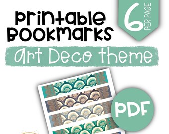 Printable Bookmarks, PDF Print Out, Book Lovers Gift, School Supplies, Printable Gifts, PDF Download, Digital Download
