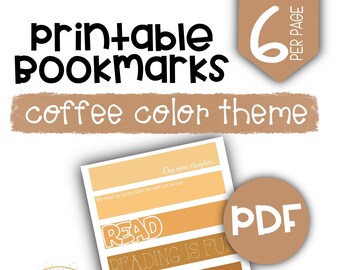 Printable Bookmarks, PDF Print Out, Book Lovers Gift, School Supplies, Printable Gifts, PDF Download, Digital Download