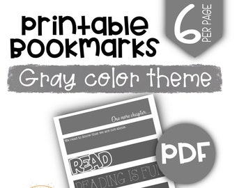 Printable Bookmarks, PDF Print Out, Book Lovers Gift, School Supplies, Printable Gifts, PDF Download, Digital Download